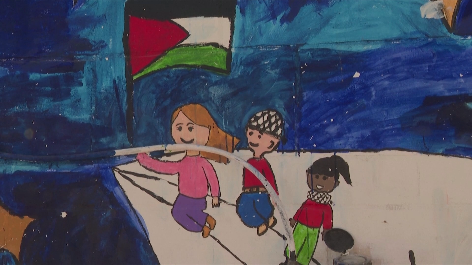 کودکان فلسطینی؛ روایت جنگ و زندگی با زبان نقاشی