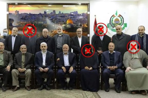 عکسی که اسرائیل از رهبران کشتهشده حماس نشر کرده است