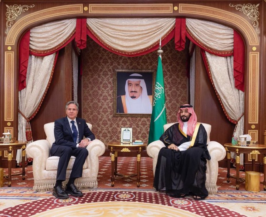 وزیر خارجه امریکا دیدار با ولیعهد عربستان را 'بسیار سازنده' خواند