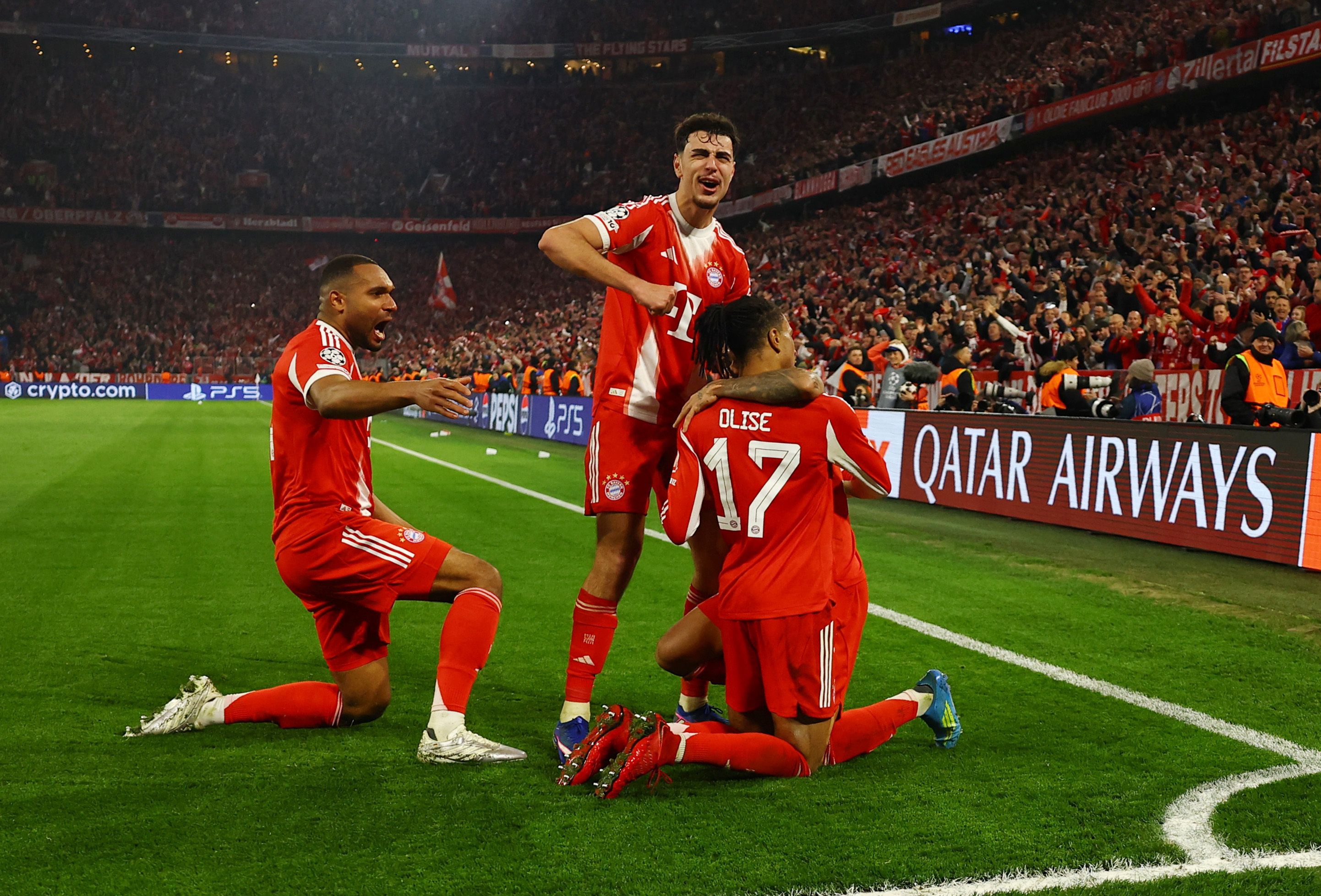 حذف دراماتیک رئال مادرید توسط بایرن مونیخ در شب پرهیجان لیگ قهرمانان اروپا