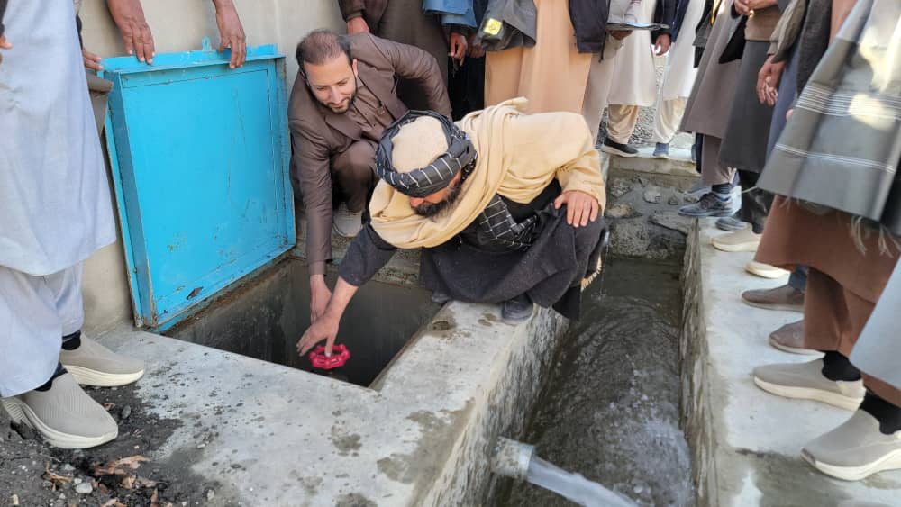 د ننګرهار هسکې مېنې ولسوالۍ کې د لس مېلیونه افغانیو په لګښت د اوبو یوه پروژه بشپړه شوه