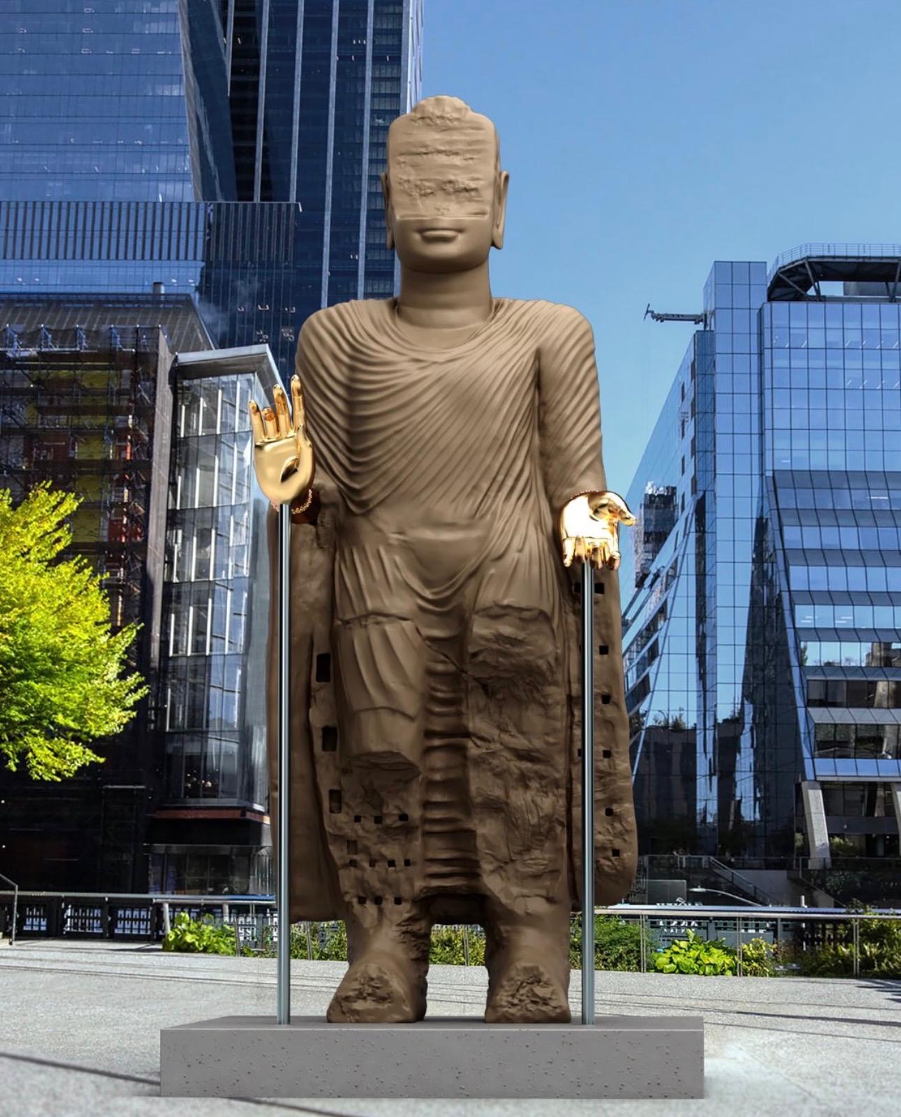 'نوری تابیده بر کاینات'؛ مجسمه بودای بامیان در نیویارک نصب می‌شود