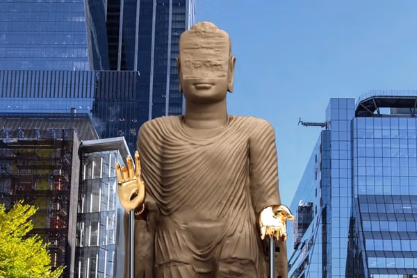 'نوری تابیده بر کاینات'؛ مجسمه بودای بامیان در نیویارک نصب میشود