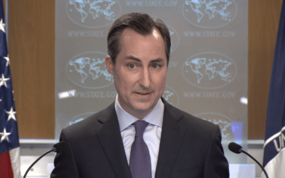 متیو مېلر: د لوژیستیکي لاملونو له امله مو د ایران د مرستې غوښتنه ونه منله