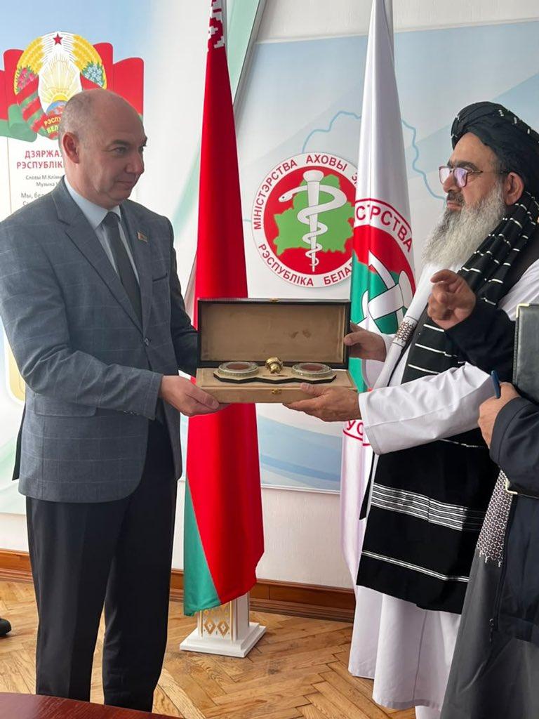 د طالبانو او بېلاروس د عامې روغتیا وزیران د روغتیايي همکاریو پر پراختیا غږیدلي