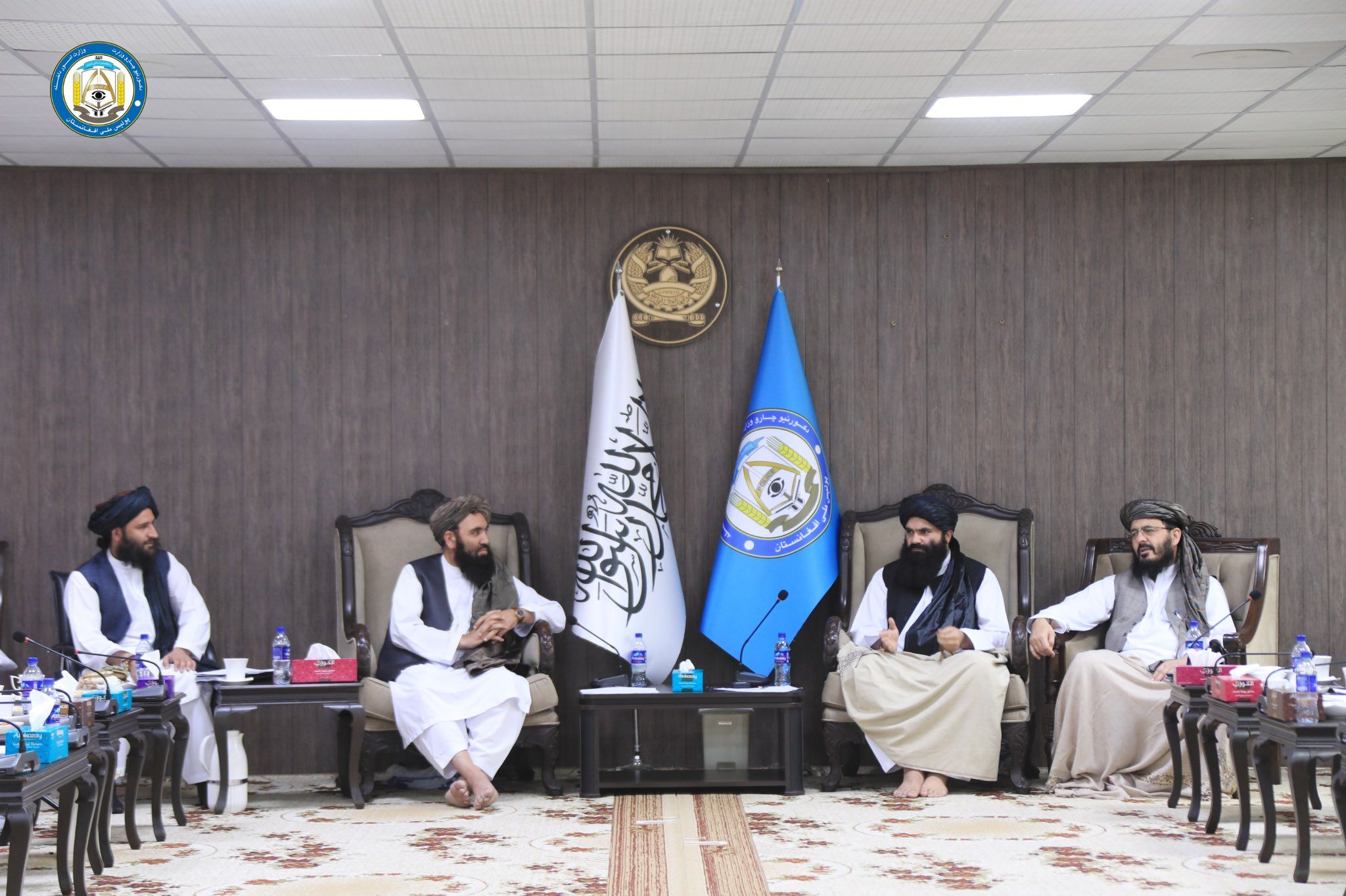 سراج‌الدین حقانی به دفتر وزارت داخله در کابل بازگشت 