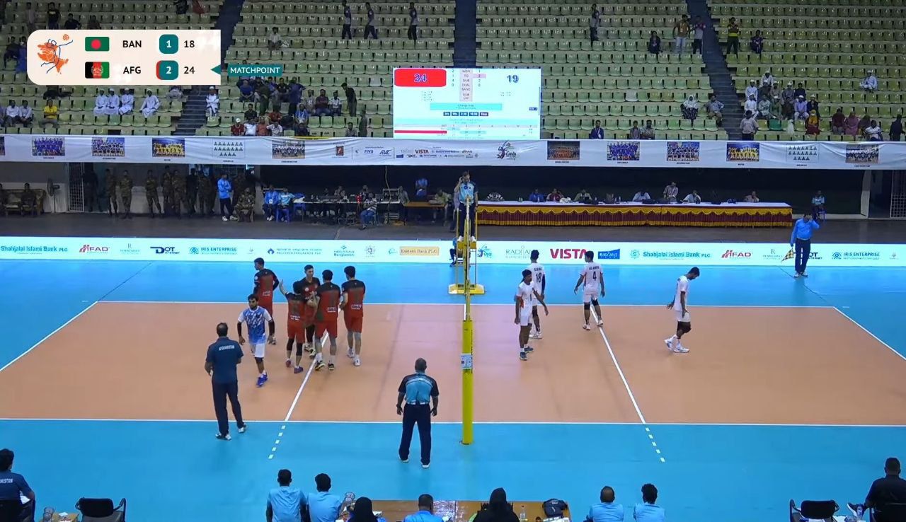 د افغانستان والیبال ملي لوبډلې د لومړي ځل لپاره د مرکزي اسیا سیالیو پایلوبې ته لار ومونده 