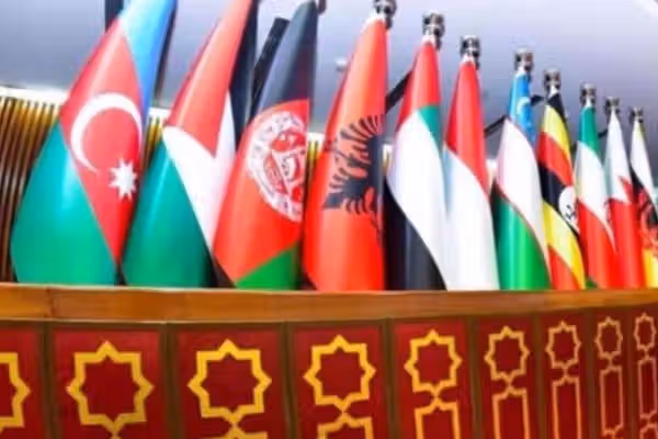 OIC Displays Afghan National Flag At Islamabad Conference