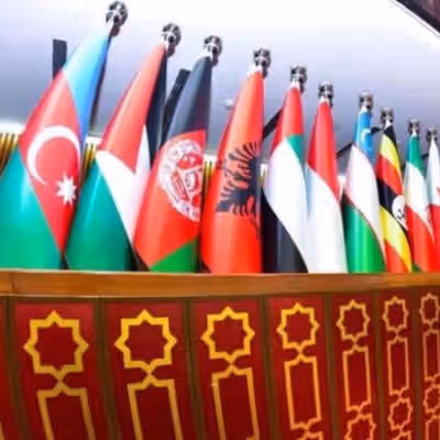 OIC Displays Afghan National Flag At Islamabad Conference