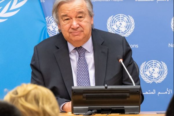 Taliban Must Halt All Activity From Terrorist Groups in Afghanistan, Says UN Secy General