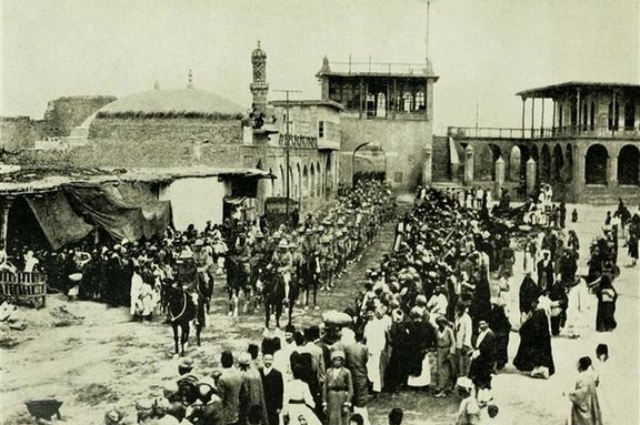 نیروهای بریتانیایی در خیابانهای قدس دهه ۱۹۲۰؛ همزمان با آغاز شورشهای فلسطینیان علیه قیمومیت و مهاجرت یهودیان