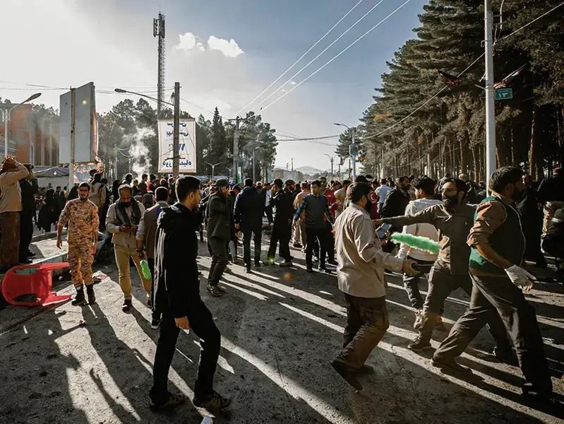 خبرگزاری جمهوری اسلامی به نقل از منبع آگاه: اولین انفجار در کرمان قطعا انتحاری بود