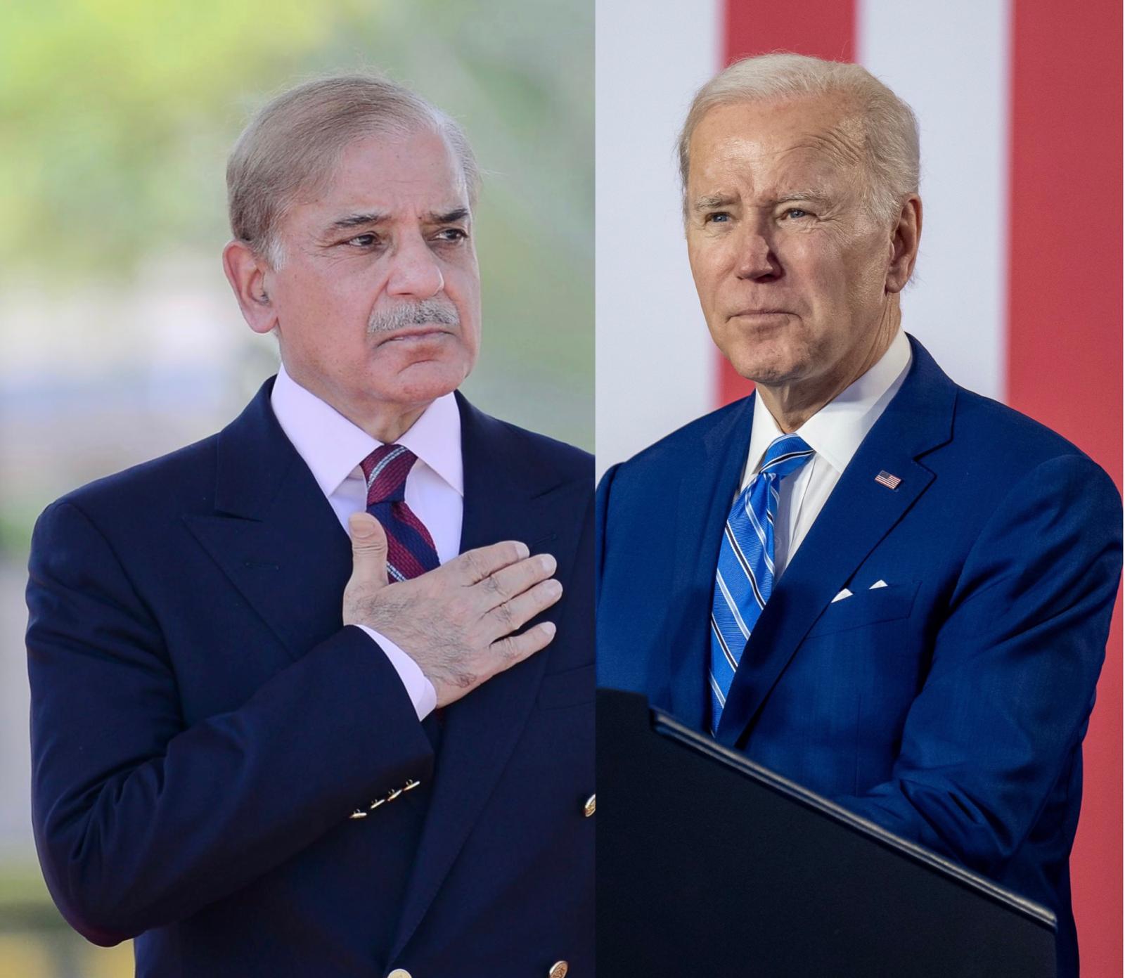 نامه بایدن به شریف: امریکا برای مقابله با چالش‌های جهانی و منطقه‌ای کنار پاکستان می‌ایستد