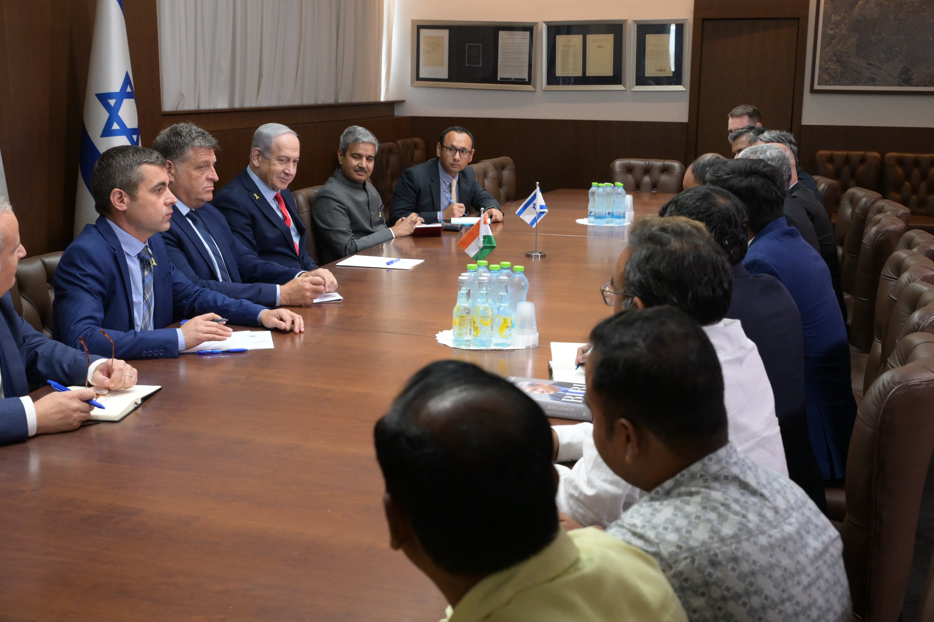 نتانیاهو با شماری از روزنامه‌نگاران ارشد هندی نیز دیدار کرده است