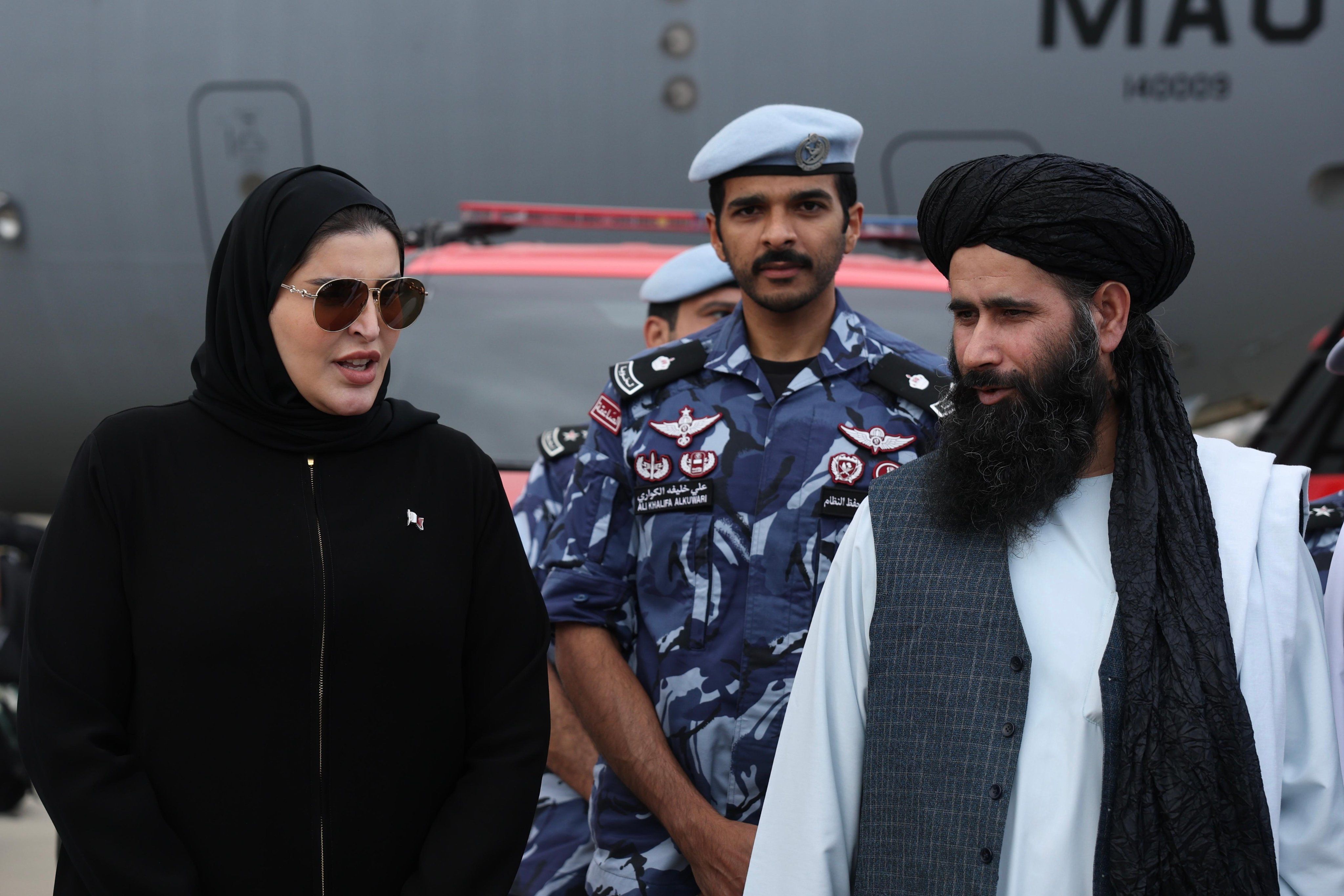 مقام زن قطر در کابل به جای «امارت اسلامی» طالبان، جمهوری اسلامی افغانستان گفت