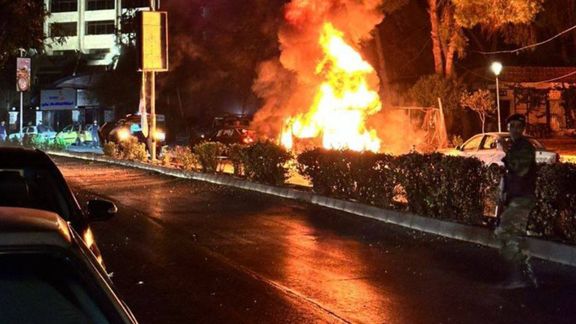 گزارشها از «حمله اسرائیل» به یک موتر و آپارتمانی در نزدیکی سفارت جمهوری اسلامی در دمشق