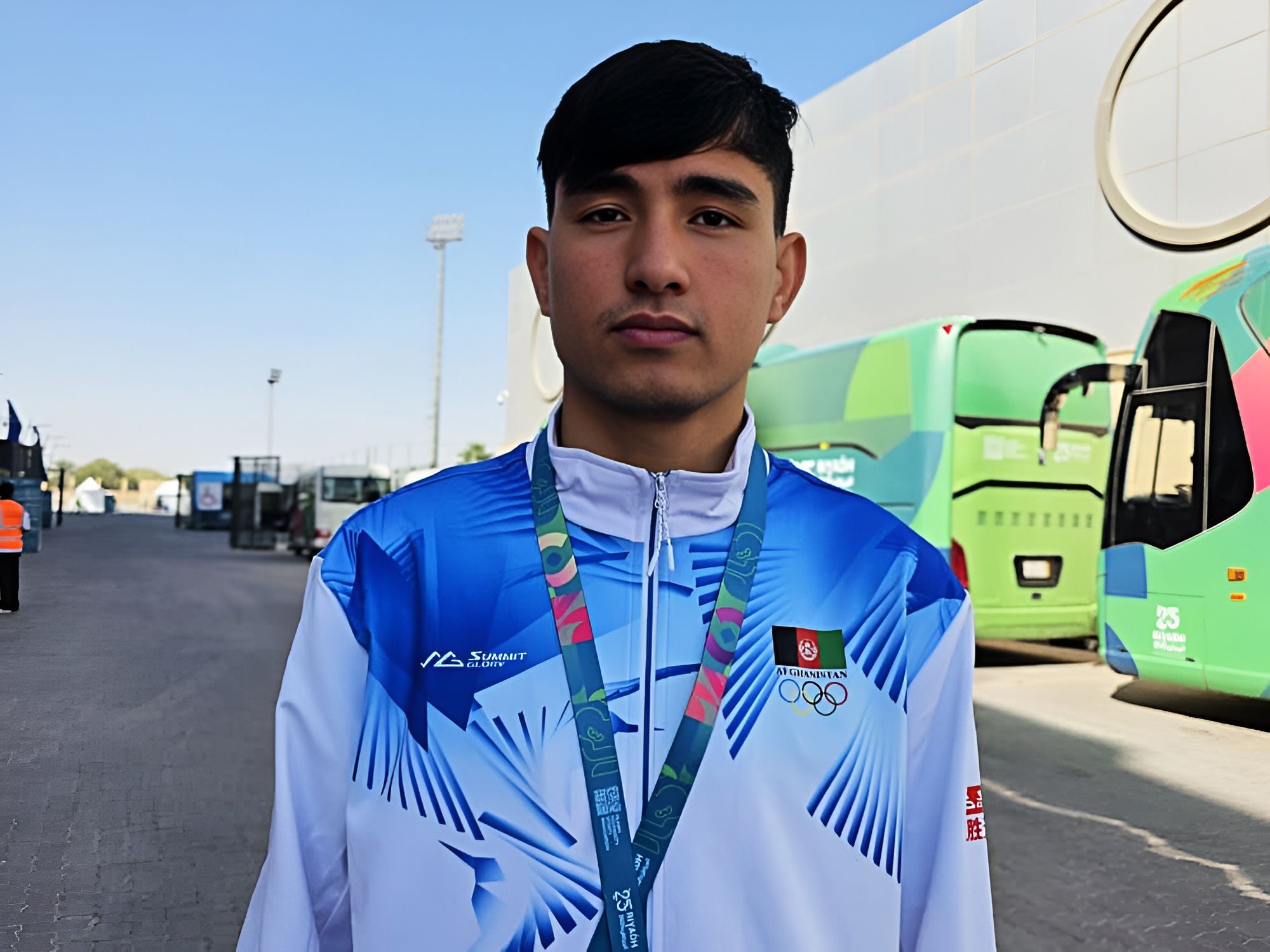 رقابت ورزشکاران افغانستان در رقابت‌های جوجیتسو بازی‌های ساحلی آسیا