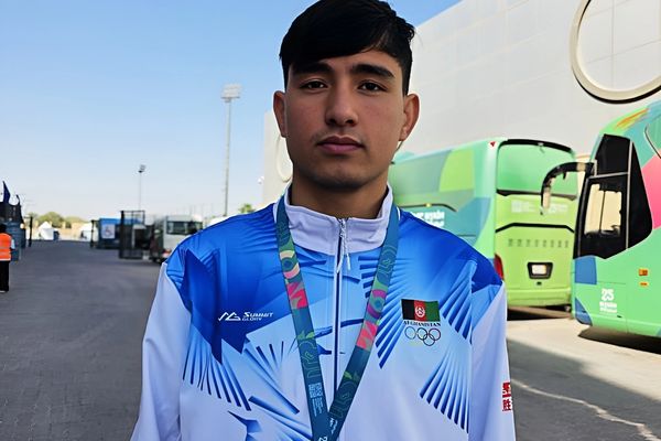 رقابت ورزشکاران افغانستان در رقابتهای جوجیتسو بازیهای ساحلی آسیا