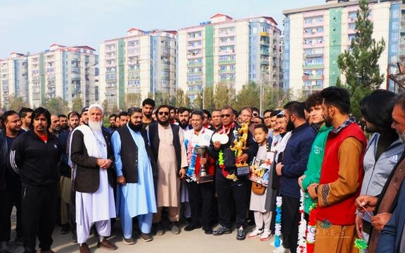 اداره ورزش طالبان از قهرمانان پرورش اندام، سنوکر و قوتالرمی در کابل تقدیر کرد