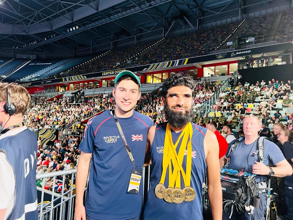 رقابت‌های انوکتوس گیمز؛ ولی‌محمد نوری، ورزشکار نابینای افغان به چهار مدال طلا دست یافت