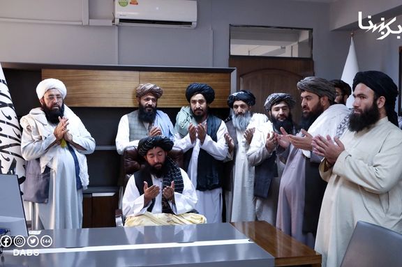 مراسم معارفه ملا احمد در ریاست برشنای کابل