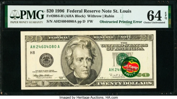 ولې د ۲۰ ډالرو لوټ ارزښت نېږدې ۲۰۰۰۰ چنده لوړ پلورل شوی دی؟