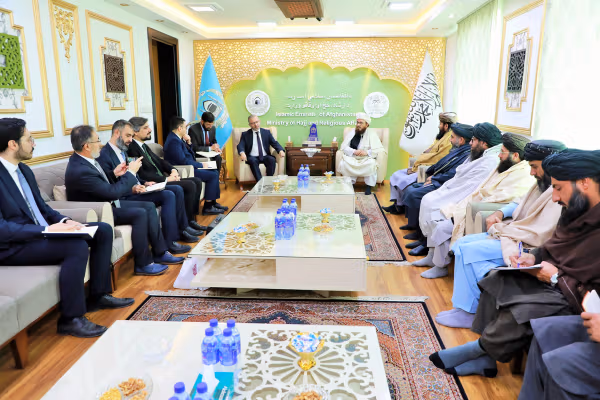 د طالبانو د حج او اوقافو وزیر د ترکیې د دیني چارو ادارې له پلاوي سره لیدلي