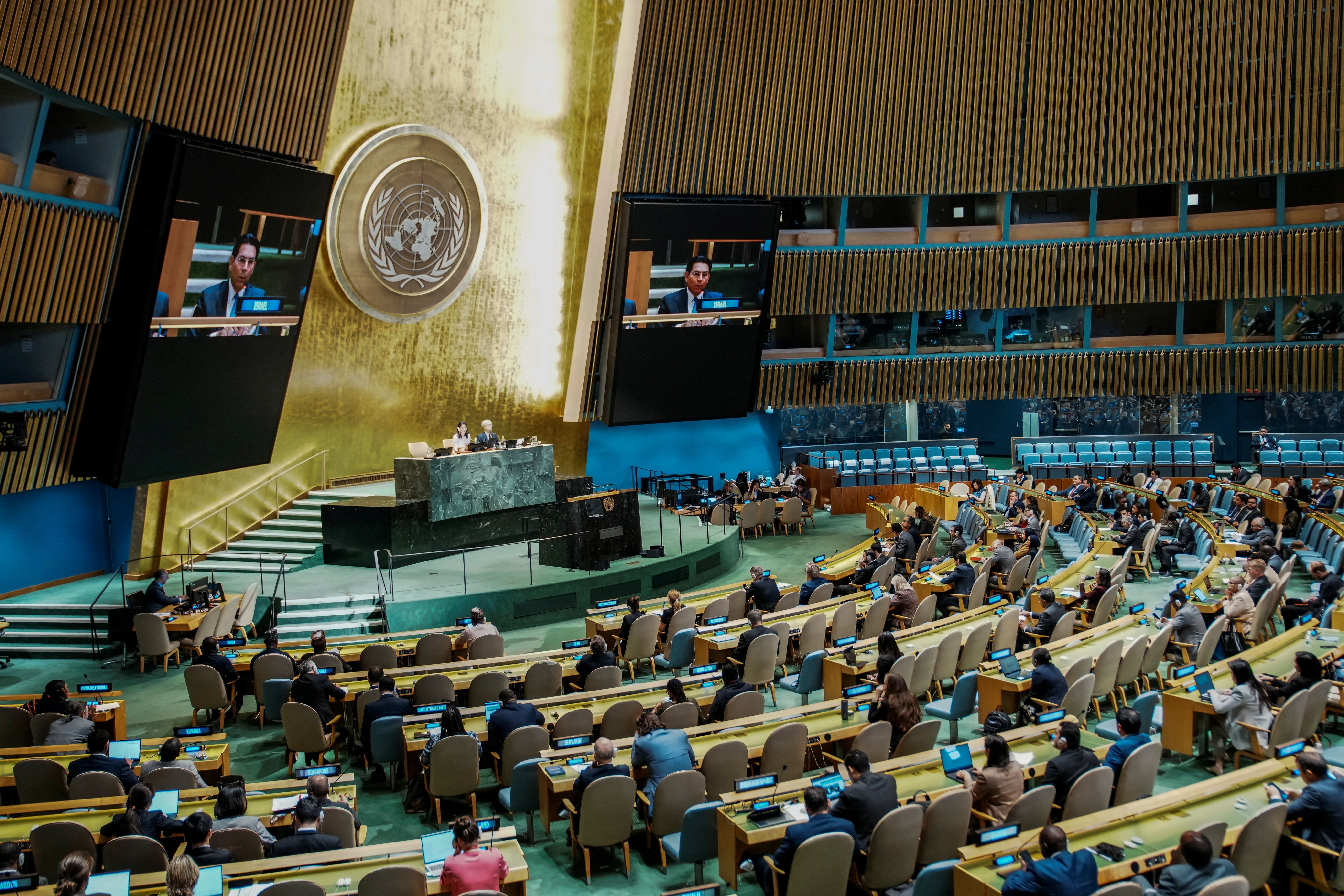 الأمم المتحدة تصوّت لصالح قرار سعودي ـ فرنسي يمهّد لتأسيس دولة فلسطينية