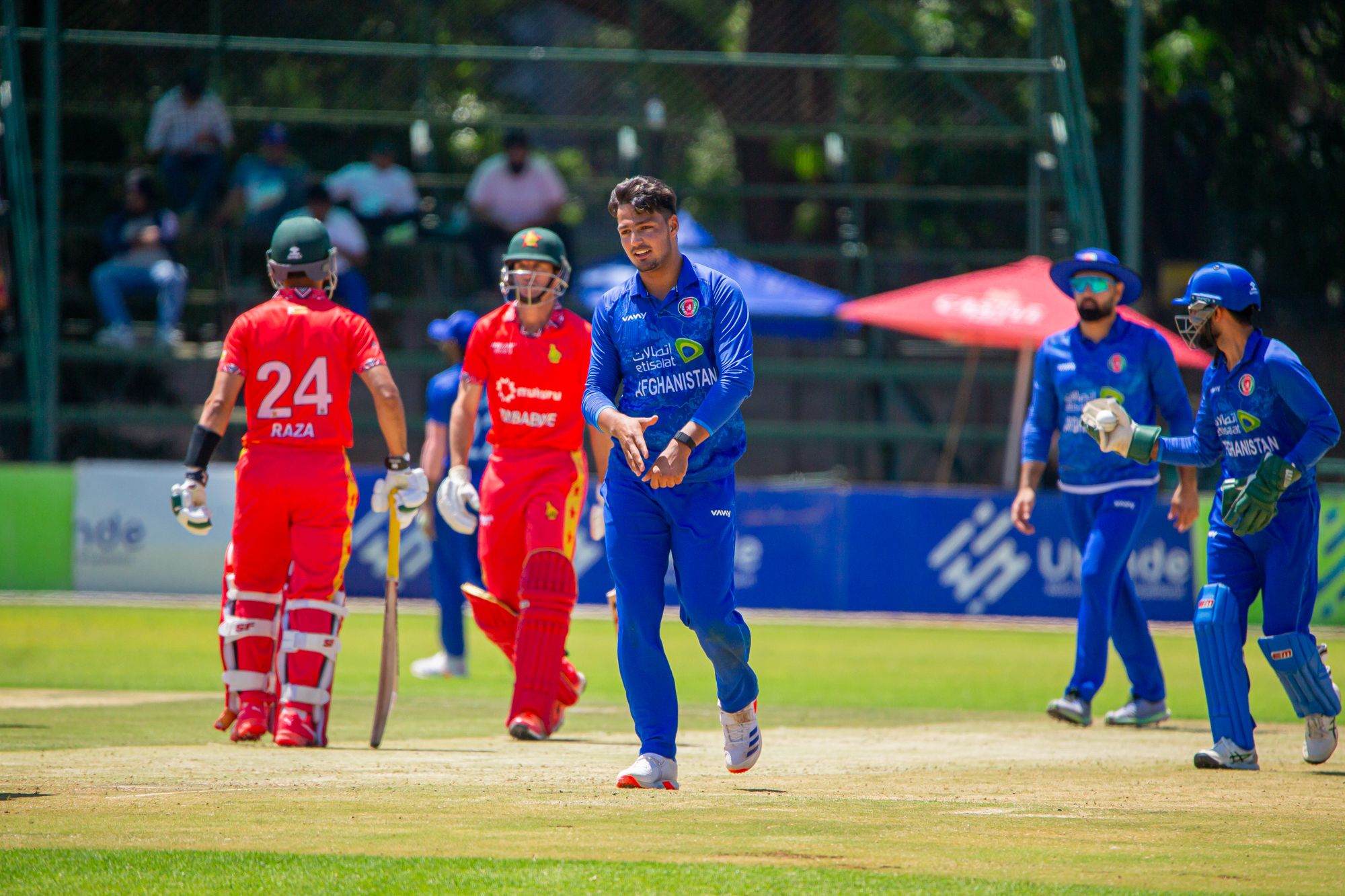 تیم ملی کریکت افغانستان با قدرت زیمباوه را شکست داد و برنده سریز یک‌روزه بین‌المللی شد