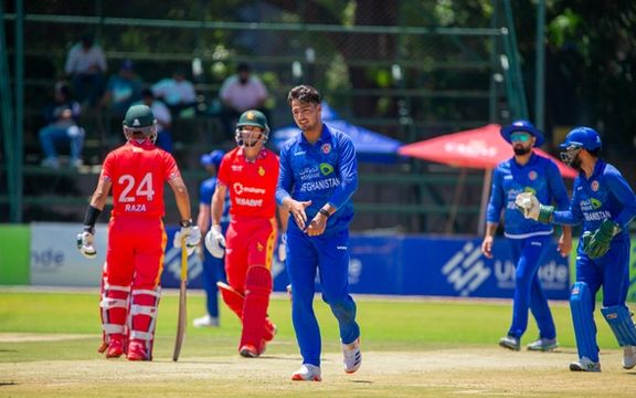 تیم ملی کریکت افغانستان با قدرت زیمباوه را شکست داد و برنده سریز یکروزه بینالمللی شد