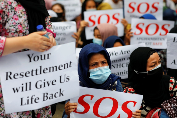 رونډا کې افغان کډوال: موږ ته ویل شوي و، چې په درېیو میاشتو کې به امریکا ته انتقال شئ