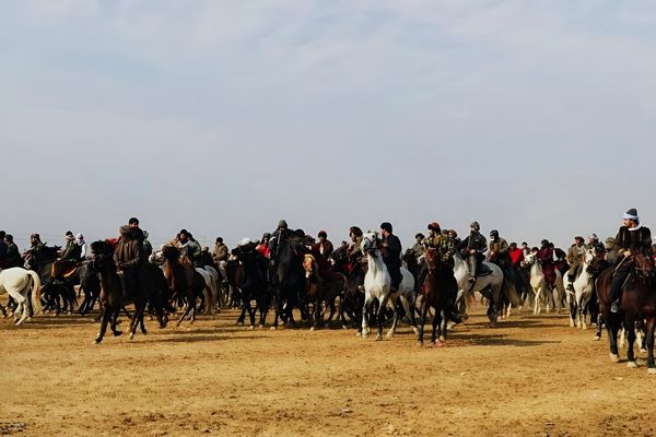 مسابقات بزکشی با حضور ٦٠ چاپانداز در ولایت بغلان برگزار شد