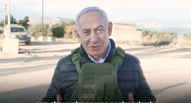 نتانیاهو برای دومین‌بار طی یک ماه از مرز اسرائیل و لبنان بازدید کرد