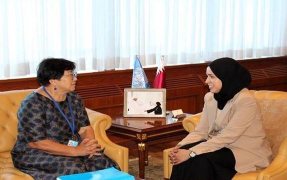 رئیس یوناما و نماینده قطر در سازمان ملل درباره تضمین ثبات در افغانستان گفتوگو کردند