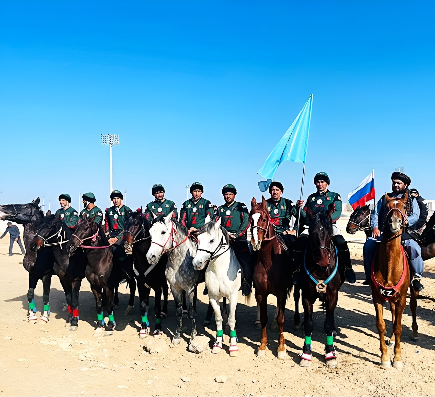 افغانستان به مقام سوم رقابت‌های جهانی بزکشی کوک‌پر ۲۰۲۶ دست یافت 