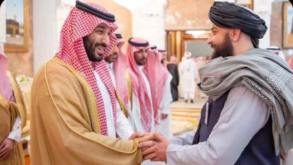 حضور وزیر دفاع طالبان در ضیافت عمومی ولیعهد عربستان
