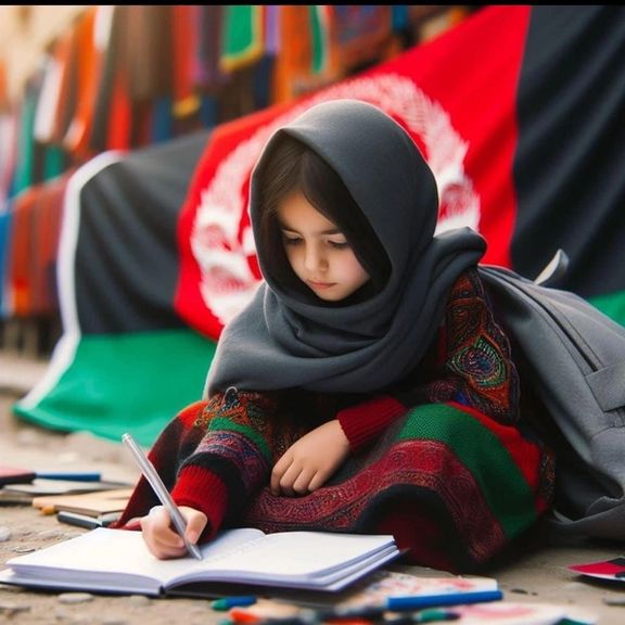 د مصنوعي هوش پر مټ جوړ شوی انځور چې په ټولنیزو رسنیو کې د طالبانو متنقدینو خپور کړی