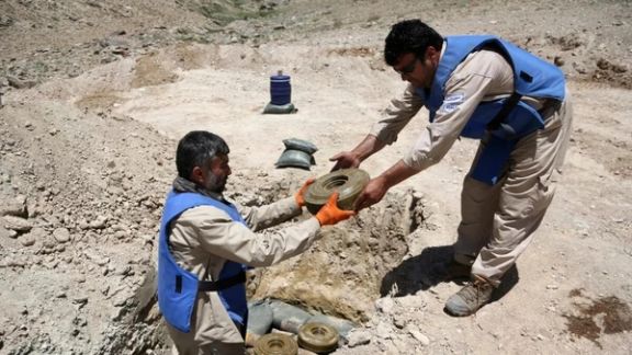 یوناما: افغانستان لا هم د ماینونو او ناچاوده مرمیو له ګواښ سره مخ هېواد دی