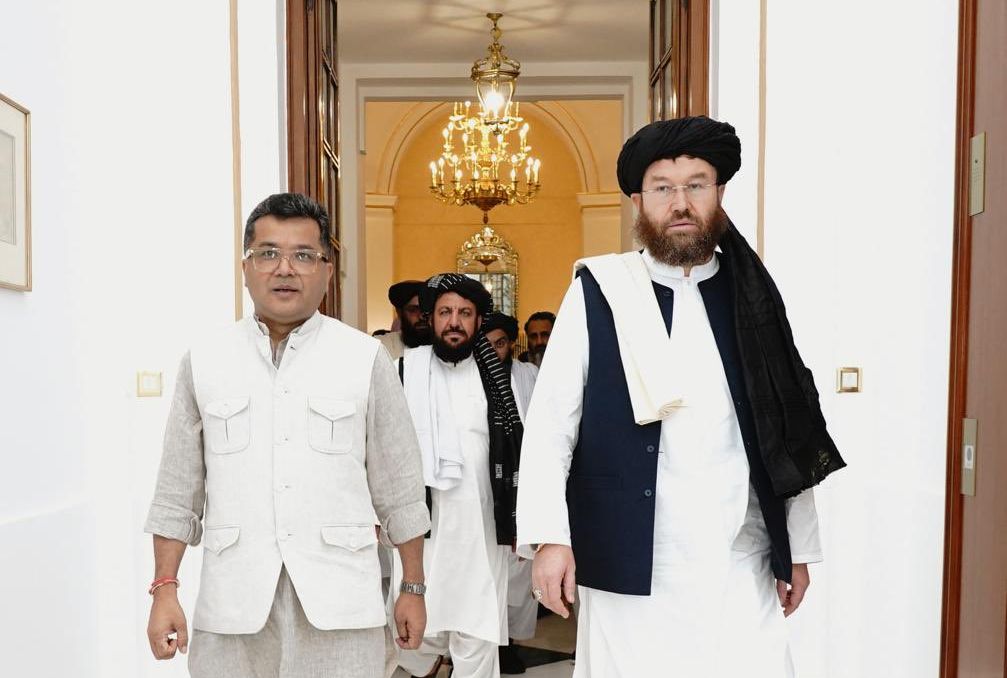 وزیر زراعت طالبان با معاون وزیر خارجه هند در دهلی دیدار کرد 