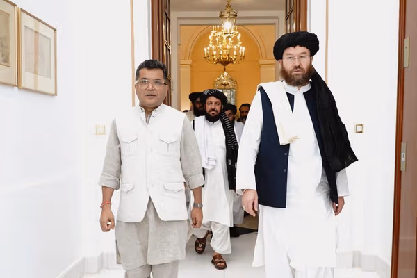 Taliban Agriculture Minister Meets Indian Deputy Foreign Minister in New Delhi