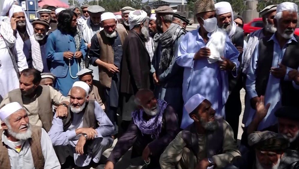 په کابل کې متقاعدینو یوځل بیا د خپلو حقونو لپاره لاریون کړی