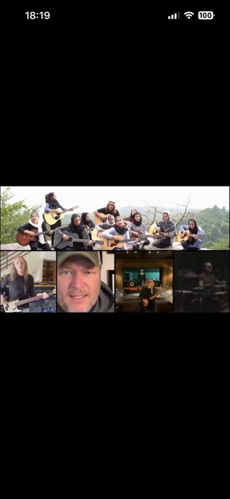 ستاره موسیقی امریکایی ویدیوی آهنگ «من تسلیم نمی‌شوم» را با همخوانی دختران افغان نشر کرد