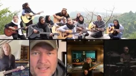 ستاره موسیقی امریکایی ویدیوی آهنگ «من تسلیم نمیشوم» را با همخوانی دختران افغان نشر کرد