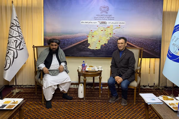 انتقال ۲.۲ میلیون تُن کالا از مسیر خطآهن افغانستان - اوزبیکستان در سال ۲۰۲۵