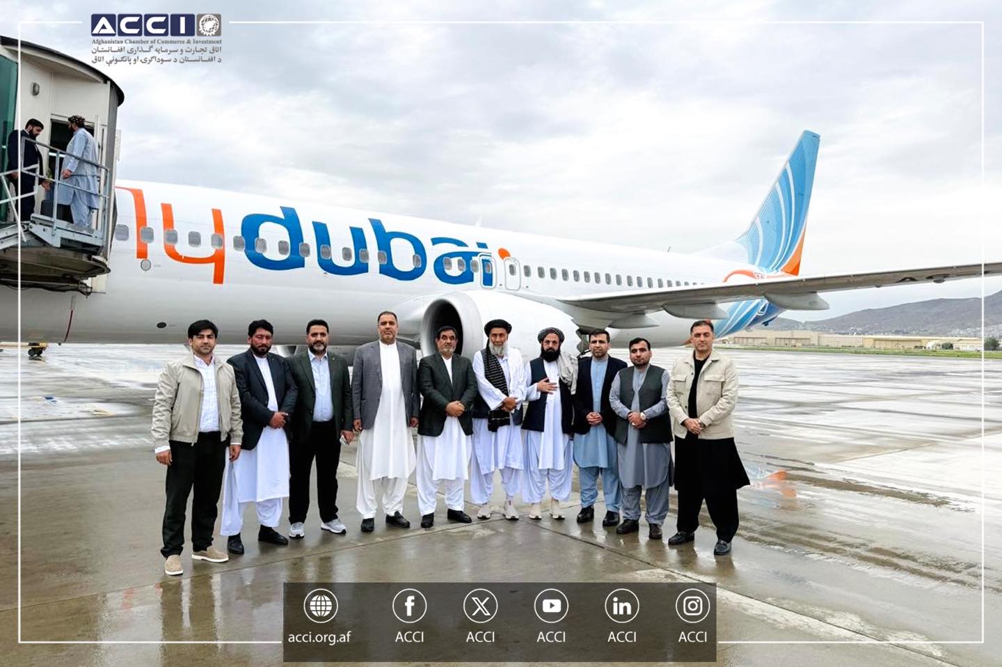 د افغانستان د سوداګرۍ او پانګونې خونې یو پلاوی په رسمي سفر چین ته لاړ