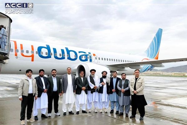 د افغانستان د سوداګرۍ او پانګونې خونې یو پلاوی په رسمي سفر چین ته لاړ