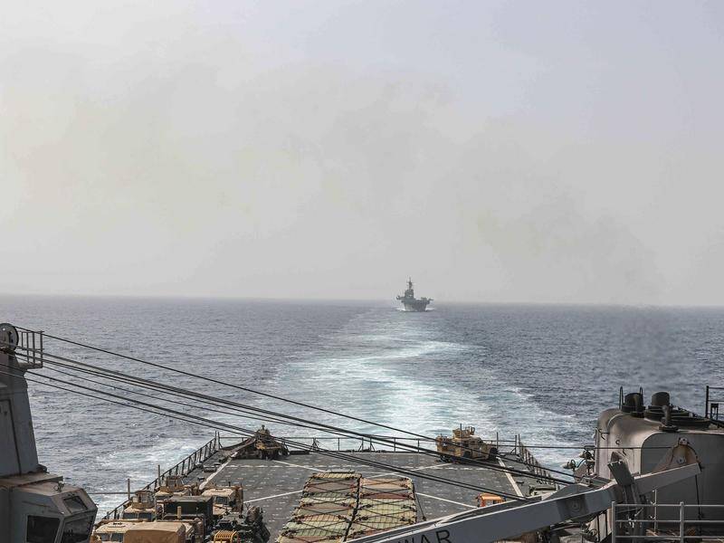 امریکا از حمله حوثی‌ها به یک کشتی باری با پرچم لیبریا خبر داد