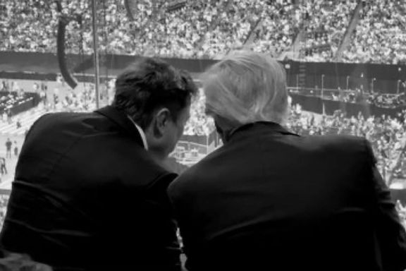 ترامپ و ایلان ماسک در مراسم یادبود چارلی کرک