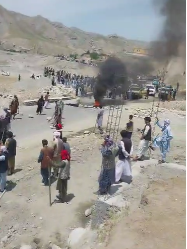 اعتراضات در بدخشان؛ دست‌کم دو نفر در تیراندازی طالبان کشته شدند