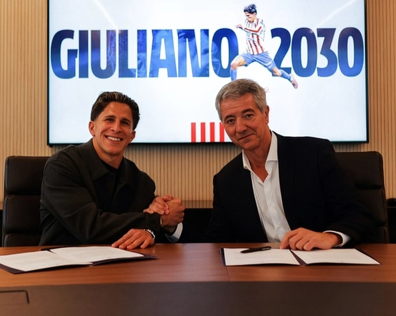 با اعلام رسمی باشگاه؛ قرارداد جولیانو سیمئونه تا سال ۲۰۳۰ با اتلتیکومادرید تمدید شد